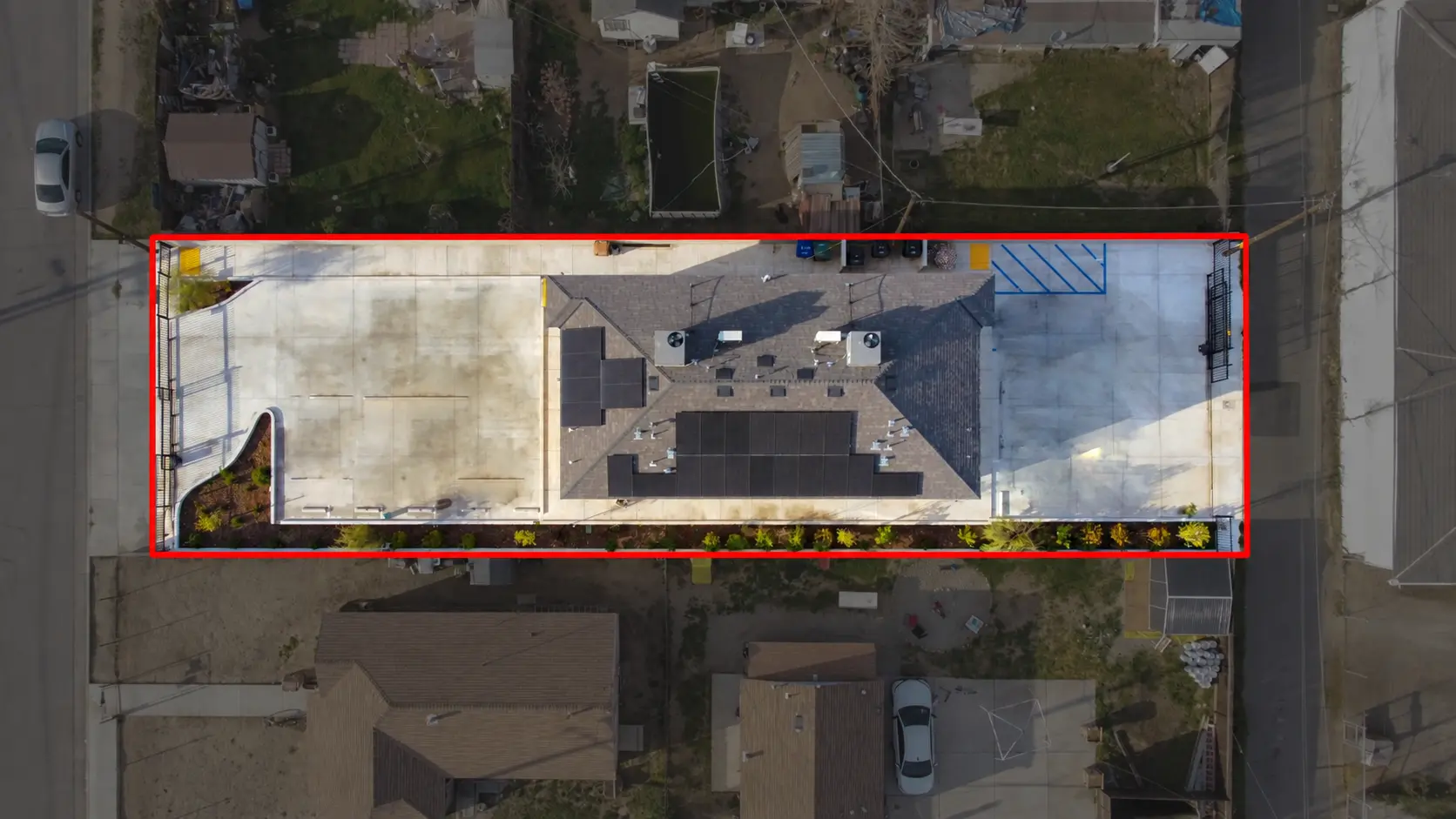 Custom drone property outline example 2