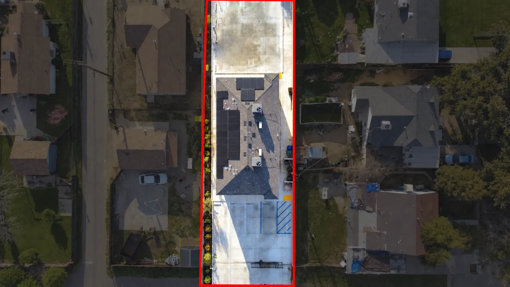 Custom drone property outline example 1
