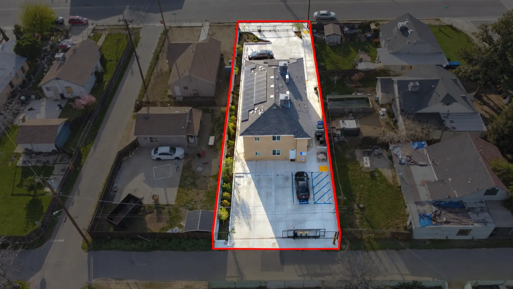 Custom drone property outline example 3